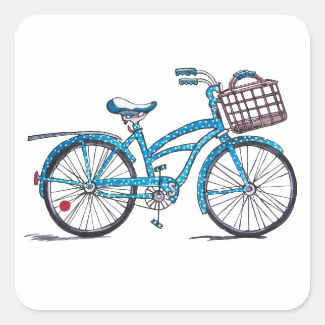 Sticker Poka Dot Beach Cruiser (Devant)