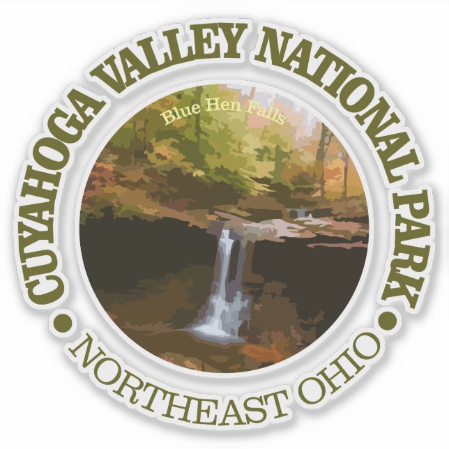 Sticker Pôle Nord de la vallée de Cuyahoga (Devant)