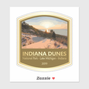 Sticker Pôle Nord des dunes de l'Indiana (PF1)