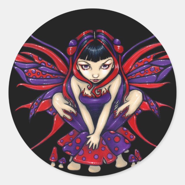 Sticker "Polkadot Mushroom Fairy" (Devant)