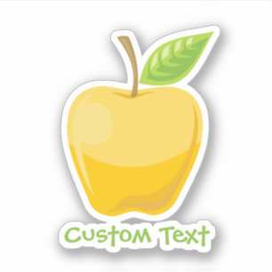 Sticker Pomme jaune