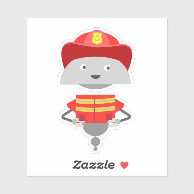 Sticker Pompier de Mia (Feuille)