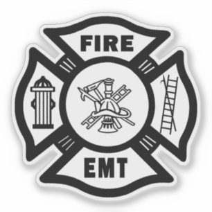 Sticker Pompiers Secourt d'incendie