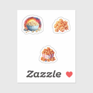 Sticker popcorn
