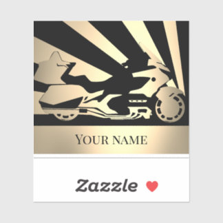Sticker Porte - clé moto moto moto moto biker sepia