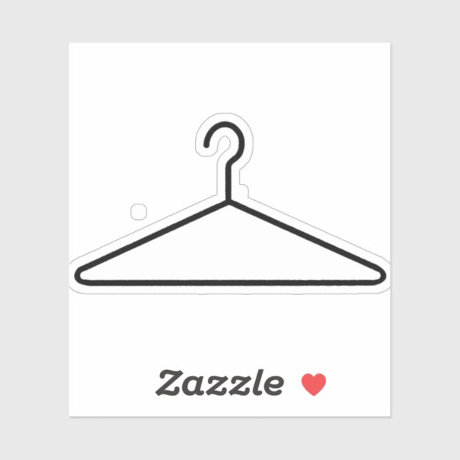 Sticker Porte-manteaux Pro-Choice (Feuille)