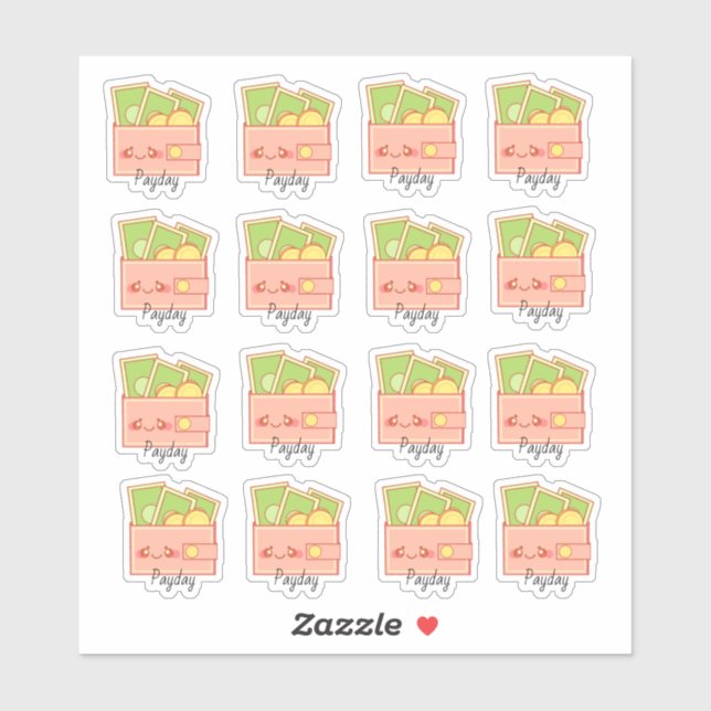 Sticker Porte-monnaie (Feuille)