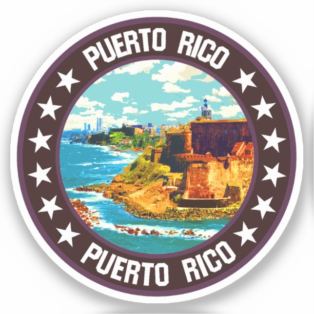 Sticker Porto Rico (Recto)