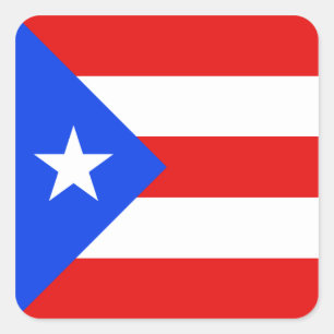 Sticker Porto Rico Flag