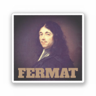 Sticker Portrait de Pierre de Fermat
