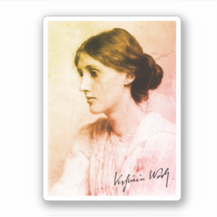 Sticker Portrait de Virginia Woolf, 1902