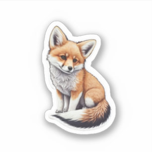 Sticker Portrait Fox