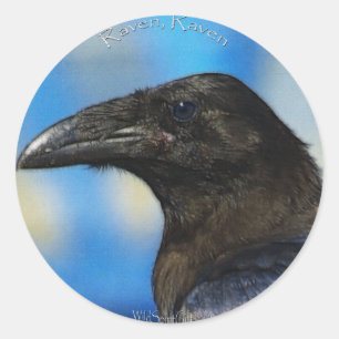 Sticker PORtrait NOIR RAVEN