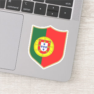 Sticker Portugal Drapeau Emblem Voyage patriotique