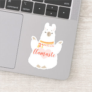 Sticker Position de yoga Llamaste d'encouragement