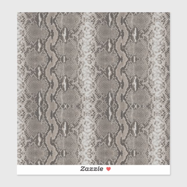 Sticker Poster de animal Python Snake Skin (Feuille)