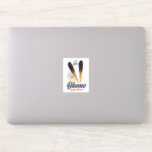 Sticker Poster de ski Okemo Ludlow Vermont