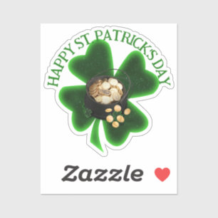Sticker Pot of Gold St. Patrick's Day