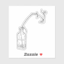 Sticker Pothotel Linseed Bottle