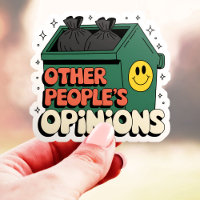 Poubelle des Opinions d'Autres Personnes Vinyle
