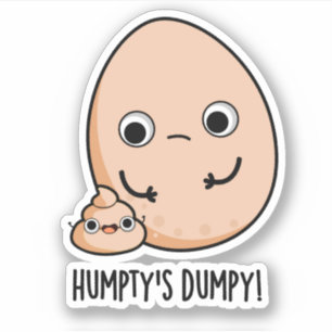 Sticker Poupée d'Oeufs Drôle Humpty