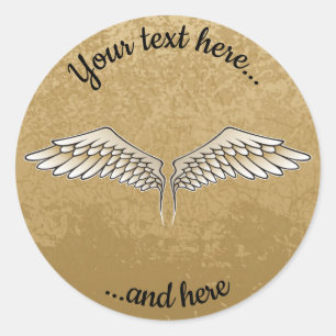 Sticker pour ailes beige