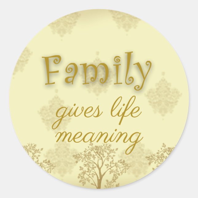 Sticker pour album de famille (Devant)