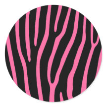 Sticker pour animal rose et noir chaud
