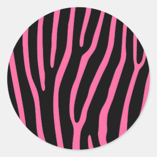 Sticker pour animal rose et noir chaud