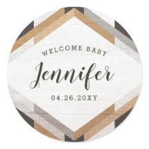 Sticker pour Baby shower neutre pour le recouvreme