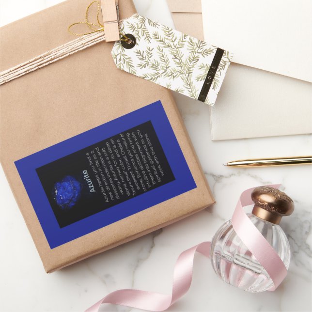 Sticker pour bijouterie en cristal azurite (Cadeaux)