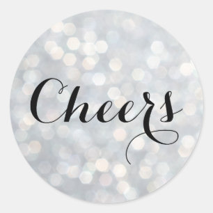 Sticker pour bulles de champagne en argent