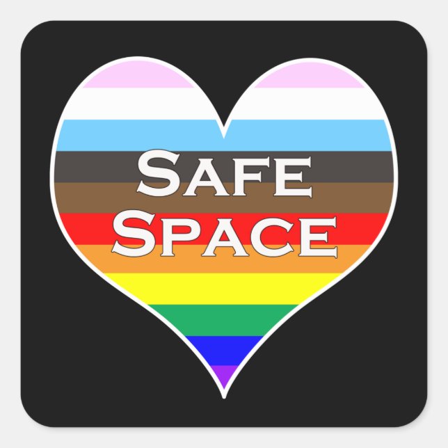 Sticker pour Carré d'espace sécurisé (Devant)