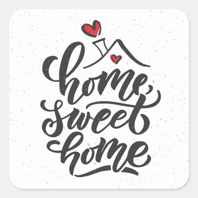Sticker pour Carré maison Sweet (Devant)
