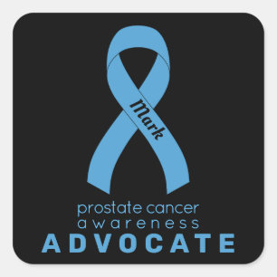 Sticker pour Carré noir de prostate Cancer Advocat