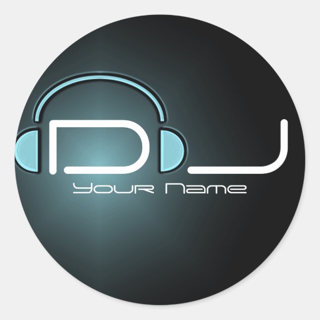 Sticker pour casque DJ (Devant)