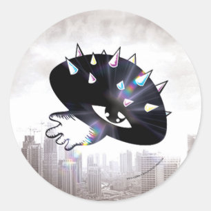 Sticker pour champignon maléfique