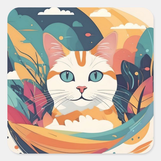 Sticker pour chat (Devant)