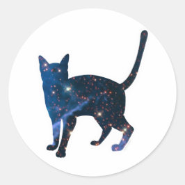 Sticker pour chat Galaxy
