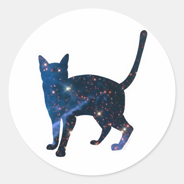 Sticker pour chat Galaxy (Devant)