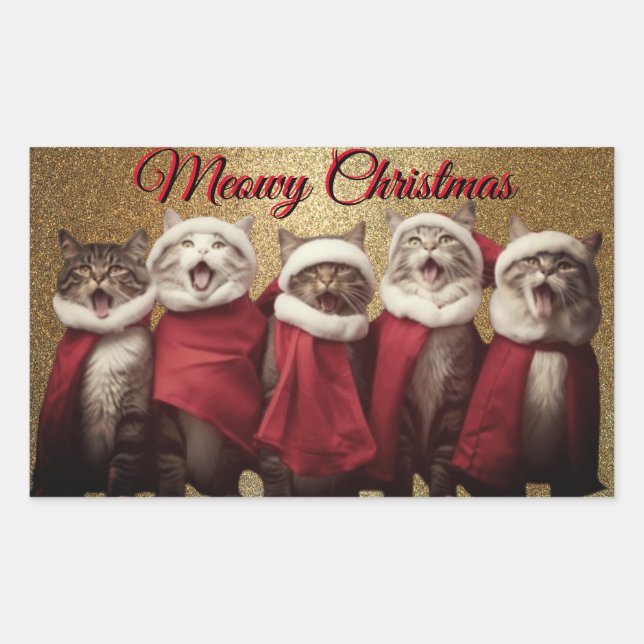 Sticker pour chats chanteurs (Devant)