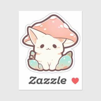 Sticker pour chats de champignons 6