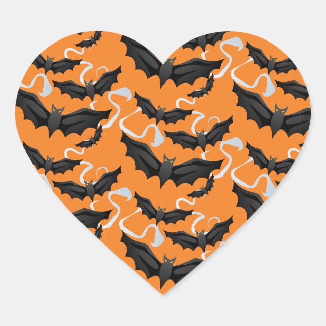 Sticker pour chauve-souris d'Halloween (Devant)