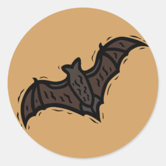 Sticker pour chauve-souris orange