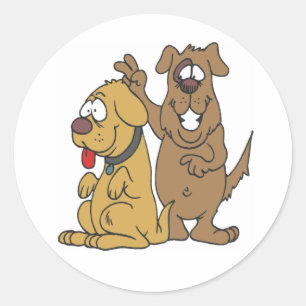 Sticker pour chien coquin