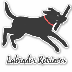 Sticker pour chien mignon pour rétrificateur Black