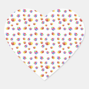 Sticker pour coeur haut et loin