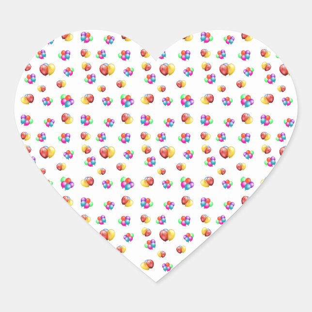 Sticker pour coeur haut et loin (Devant)