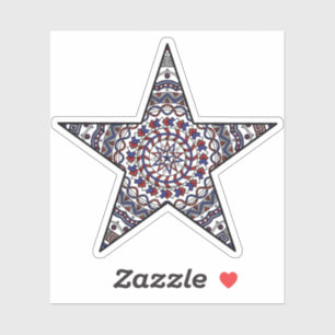 Sticker pour contour Star of Independence