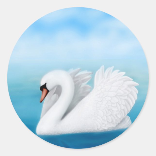Sticker pour cygne muet (Devant)